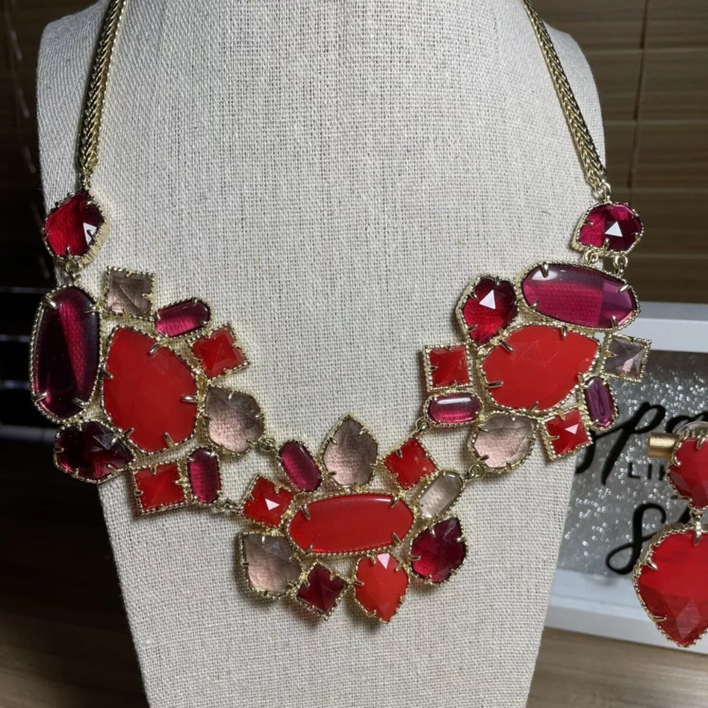Kendra Scott Melissa selma Statement In Fire Discontinued - Picture 4 of 6